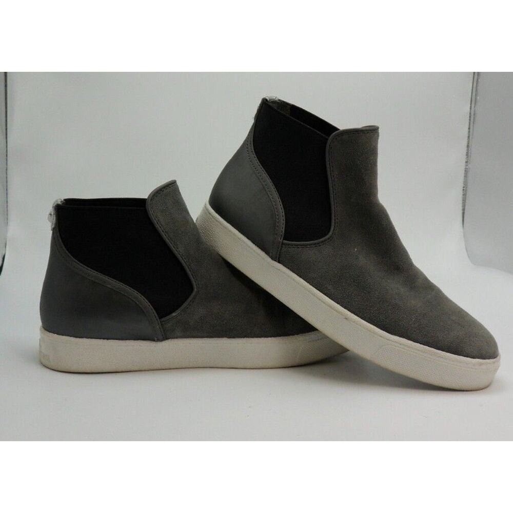 Sam Edelman‎ MARGOT CHUKKA Gray Suede Leather Slip-On High Top Sneaker US 8 EUC